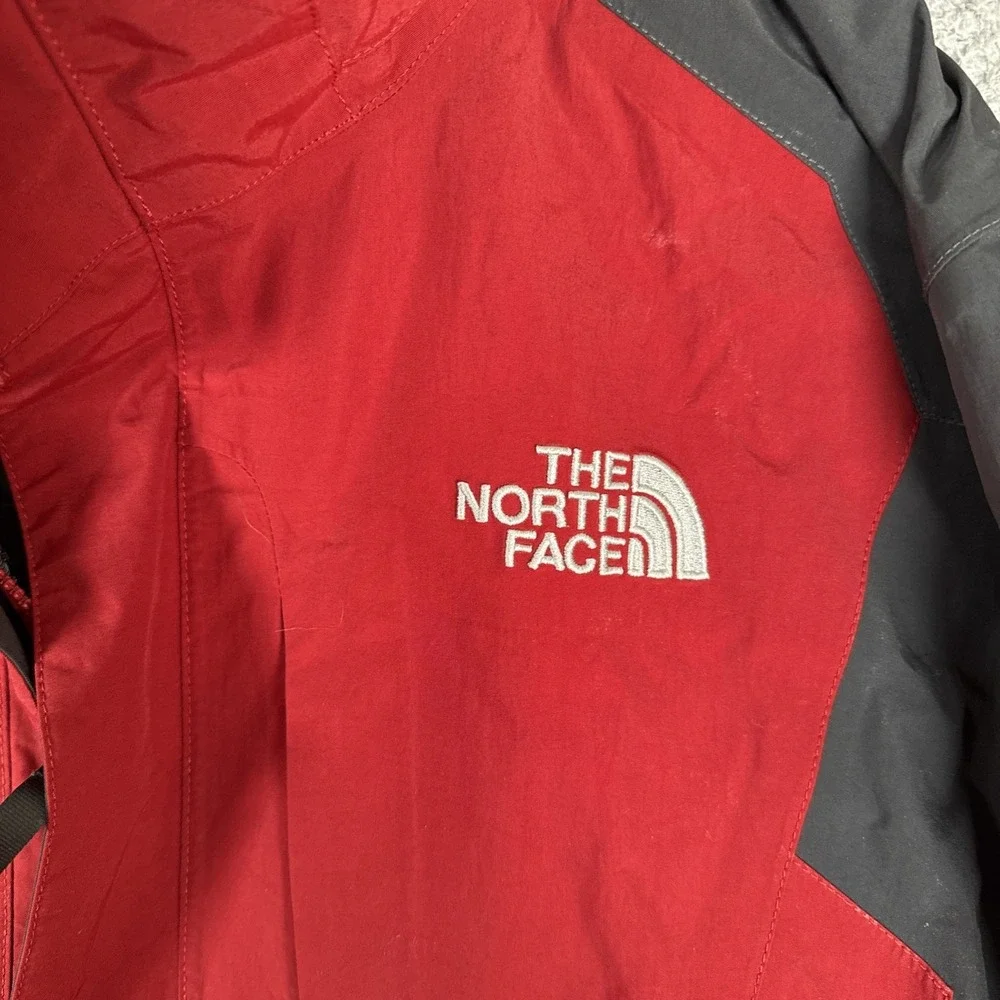 The North Face Jacket Men's Large Red Hyvent Outdoor Hooded Full Zip *No Liner